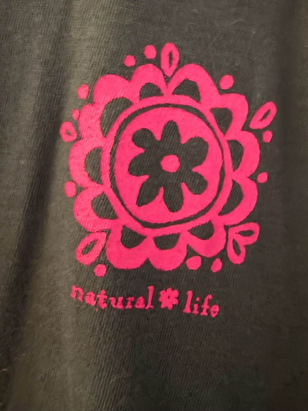 NATURAL LIFE Teal Tee with Multicolor Camera & Floral Graphic - Picture 2 of 3